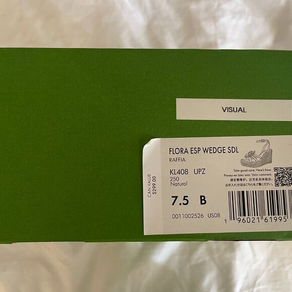 Kate Spade Espadrille Wedge Sandal 7.5 - Picture 5 of 5